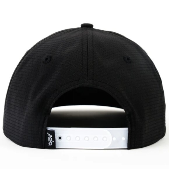 Palm Golf Co Icon Performance Snap Back Golf Hat Black Cap - Picture 3 of 3